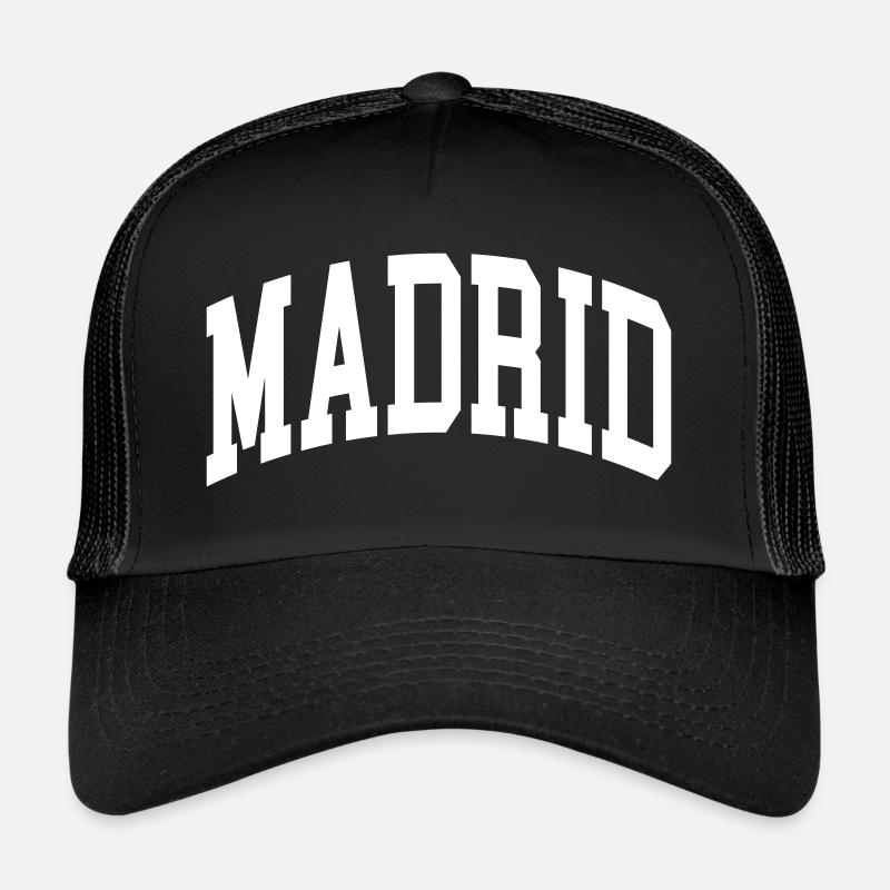 Madrid - Casquette trucker  - noir/noir