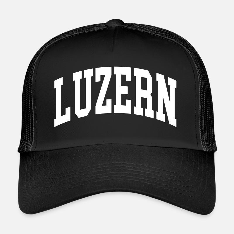 Luzern - Trucker Cap - Schwarz/Schwarz