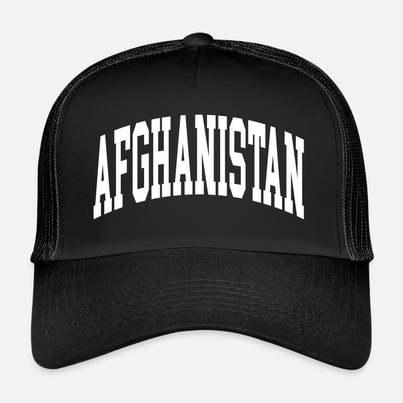 Afghanistan - Trucker Cap - Schwarz/Schwarz