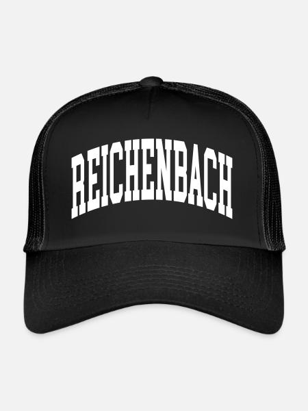 Reichenbach - Casquette trucker  - noir/noir - Devant