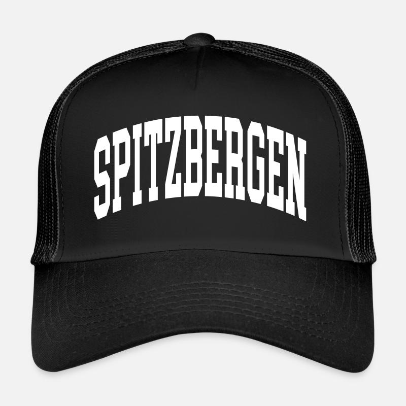 Svalbard - Casquette trucker  - noir/noir
