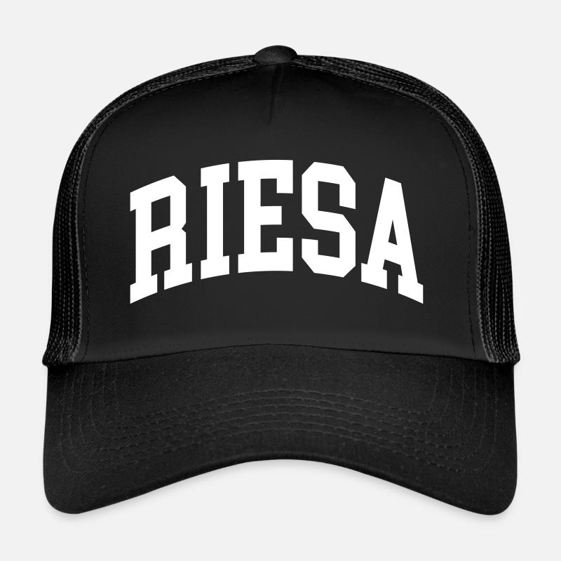 Riesa - Trucker Cap - Schwarz/Schwarz
