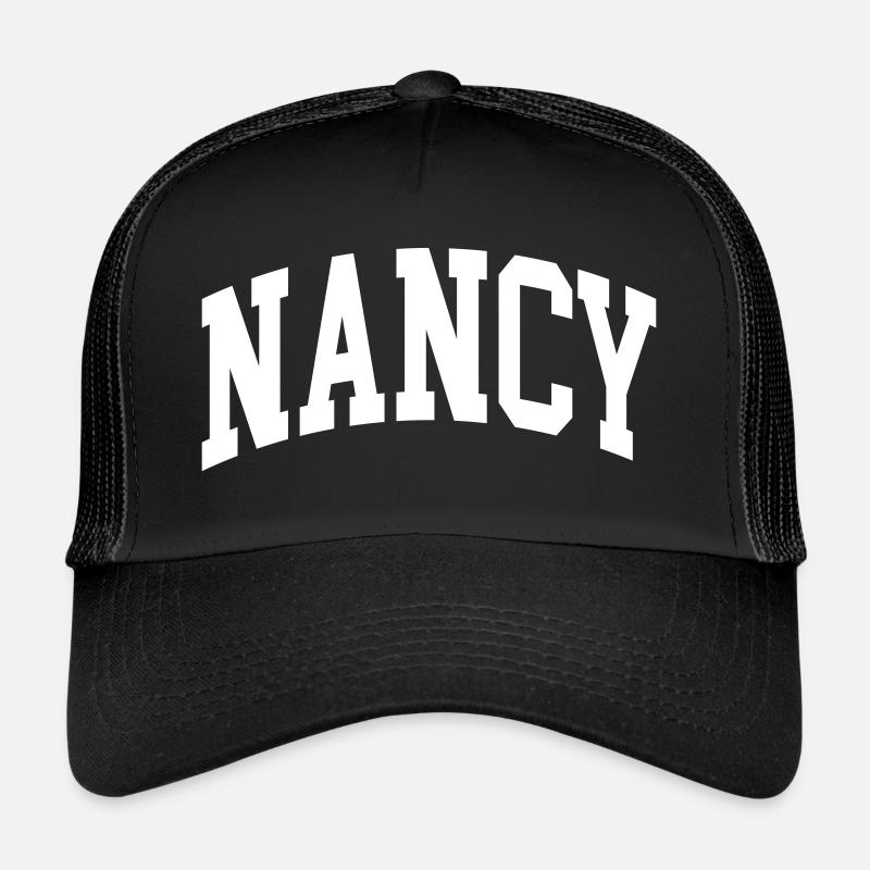 Nancy - Casquette trucker - noir/noir
