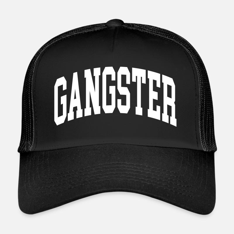 Gangster - Trucker Cap - Schwarz/Schwarz
