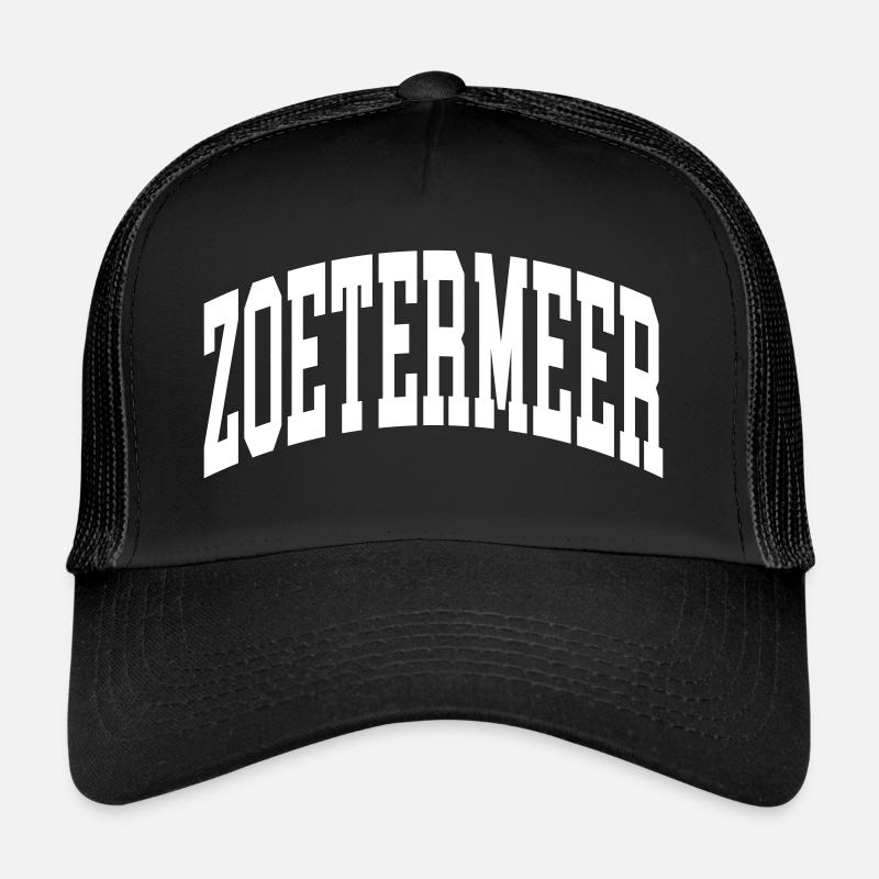 Zoetermeer - Casquette trucker  - noir/noir