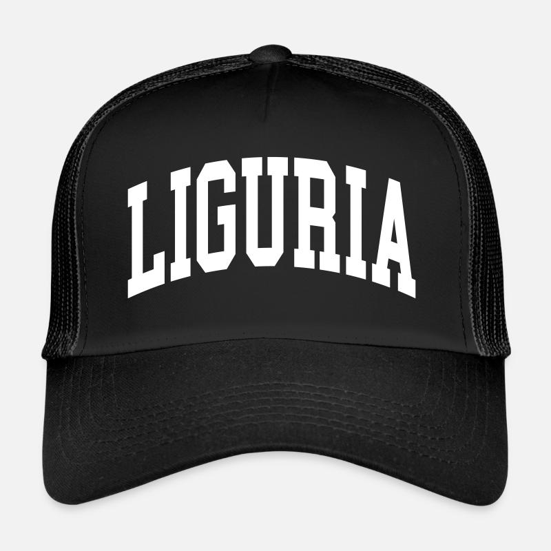 Ligurien - Trucker Cap - Schwarz/Schwarz