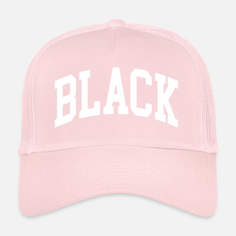 Black Trucker Cap