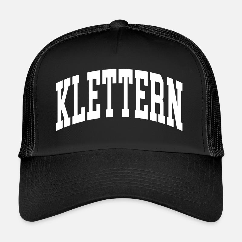 Klettern - Trucker Cap - Schwarz/Schwarz