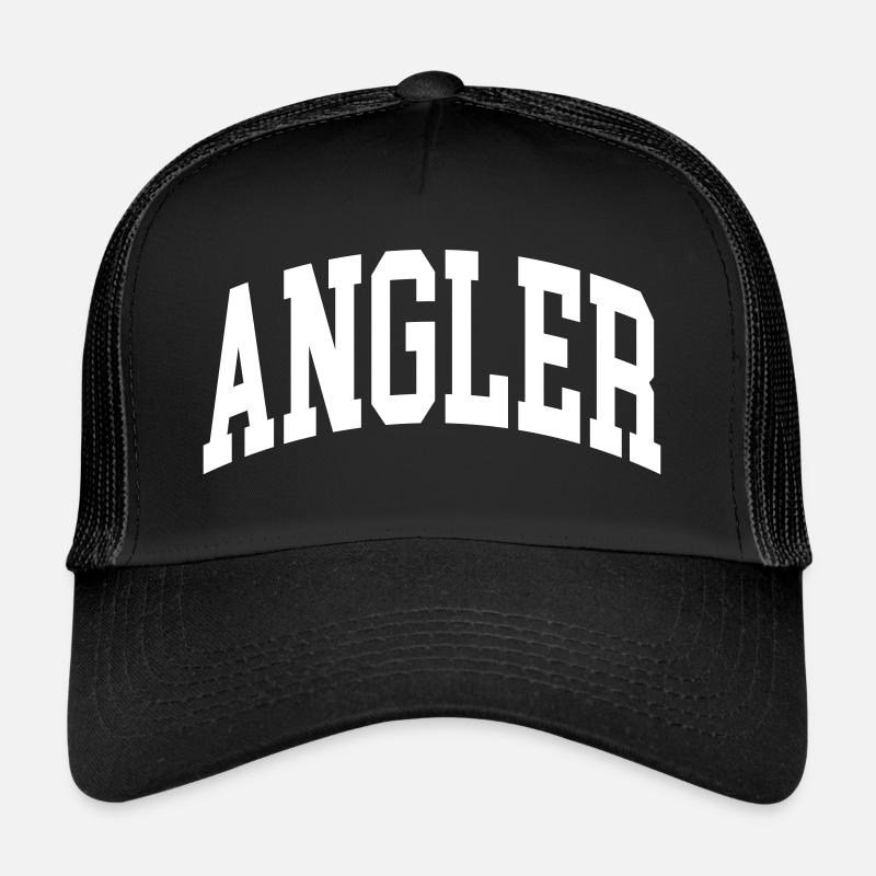 Angler - Trucker Cap - Schwarz/Schwarz
