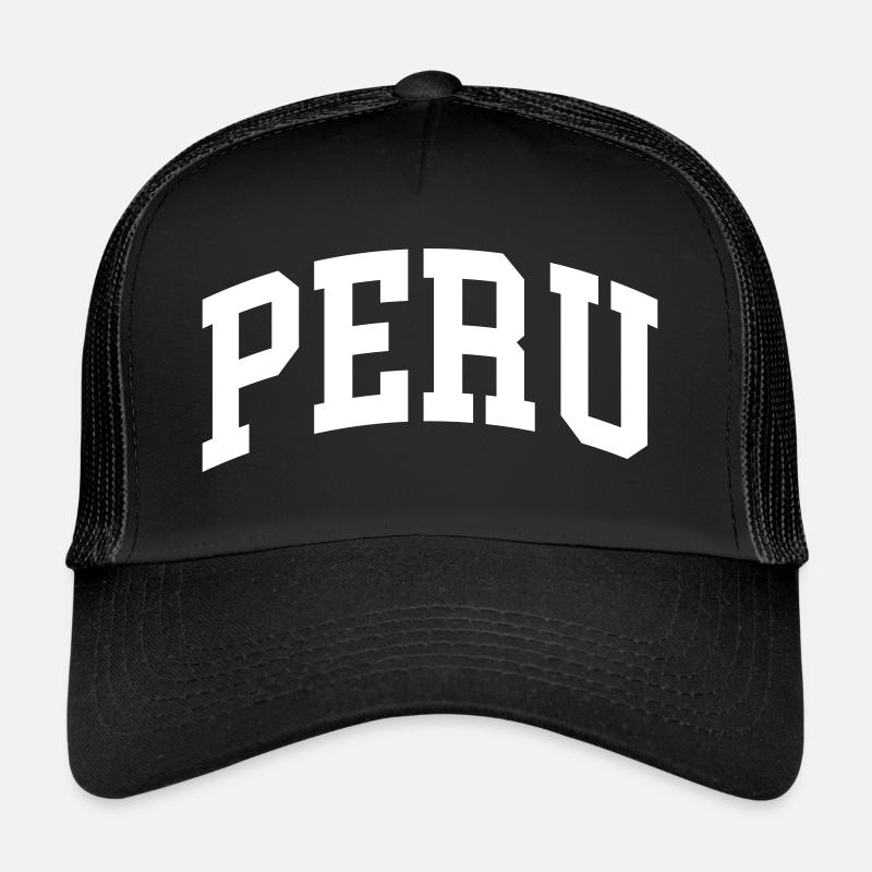 Peru - Trucker Cap - Schwarz/Schwarz