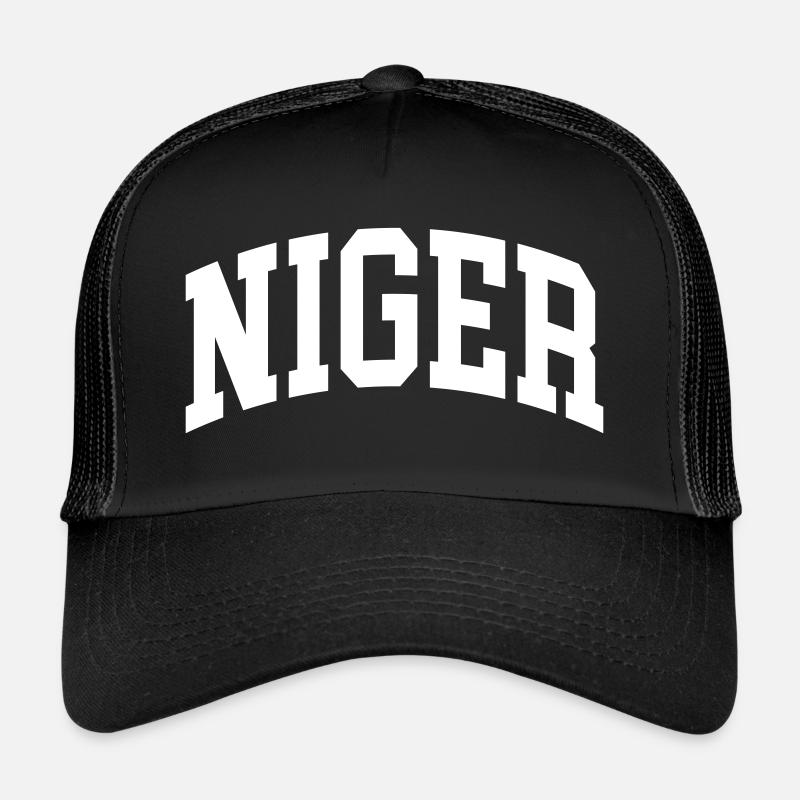 Niger - Casquette trucker  - noir/noir