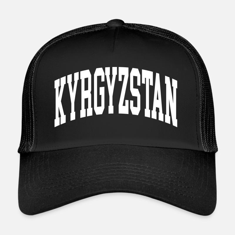 Kyrgyzstan - Trucker Cap - black/black