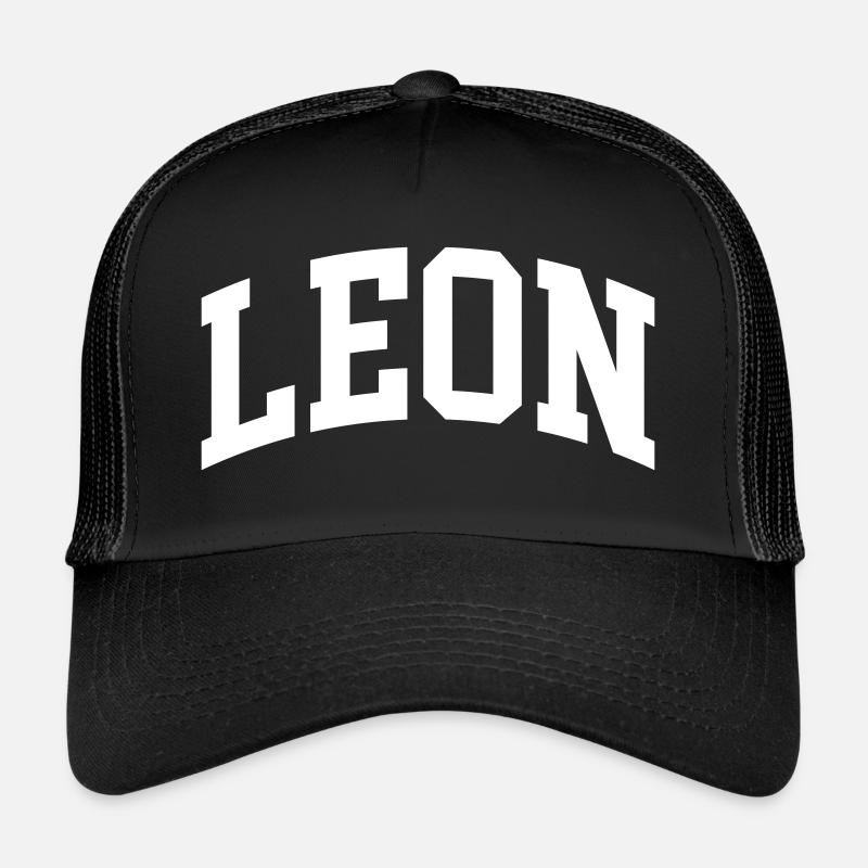 Leon - Trucker Cap - Schwarz/Schwarz