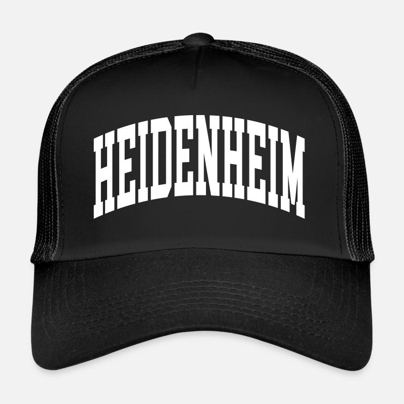 Heidenheim - Trucker Cap - Schwarz/Schwarz
