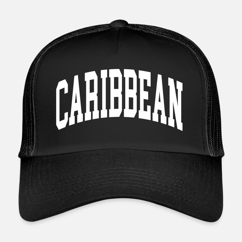 Karibik - Trucker Cap - Schwarz/Schwarz