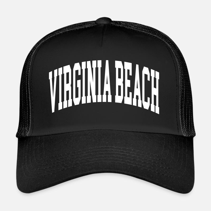 Virginia Beach - Trucker Cap - Schwarz/Schwarz