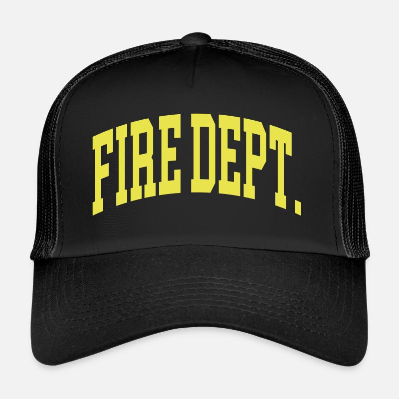 Fire Dept. - Trucker Cap - black/black