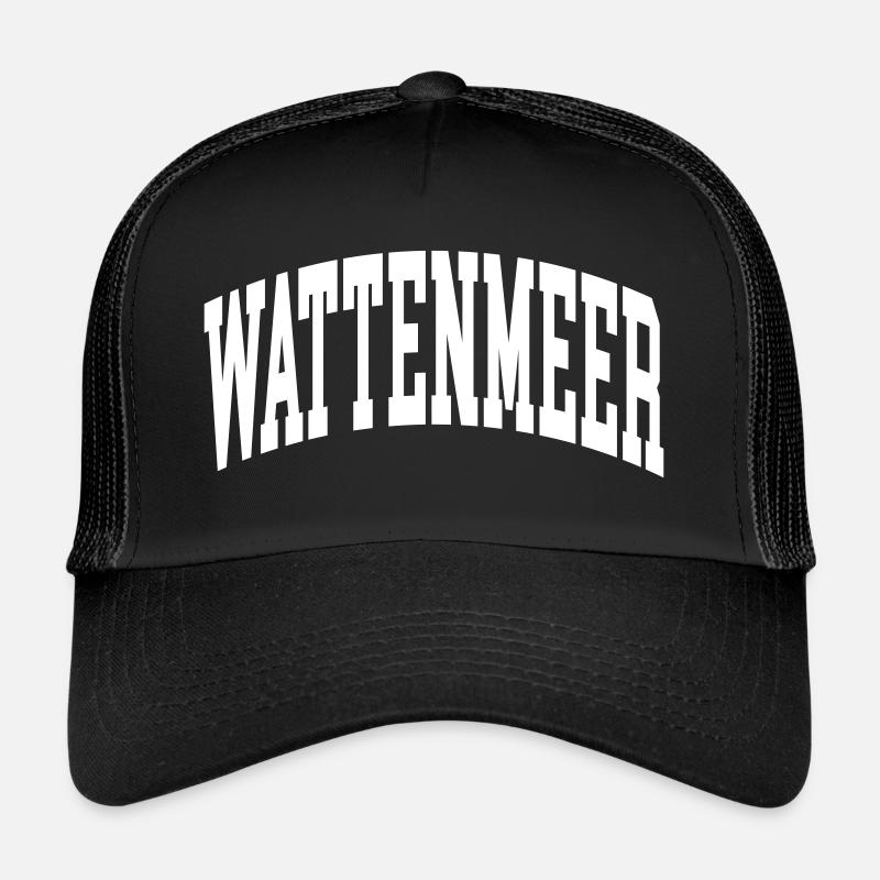 Wattenmeer - Trucker Cap - Schwarz/Schwarz