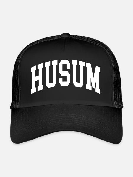 Husum - Trucker Cap - Schwarz/Schwarz
