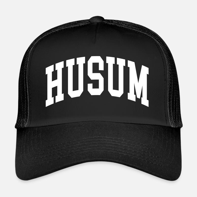Husum - Trucker Cap - Schwarz/Schwarz