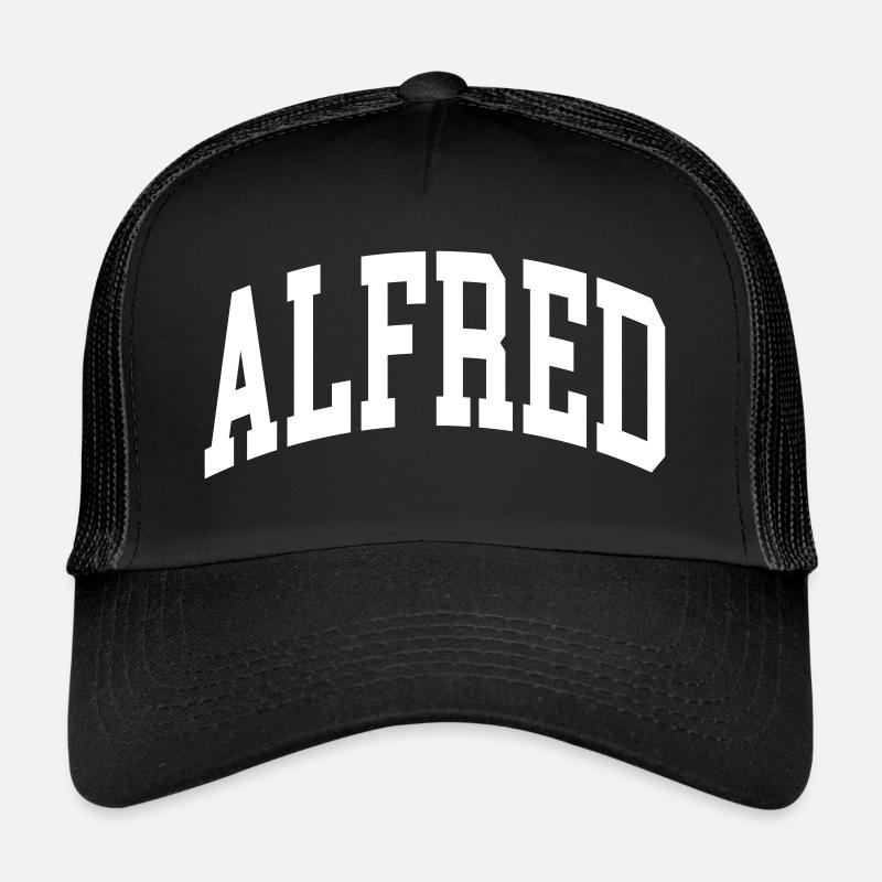 Alfred - Trucker Cap - Schwarz/Schwarz