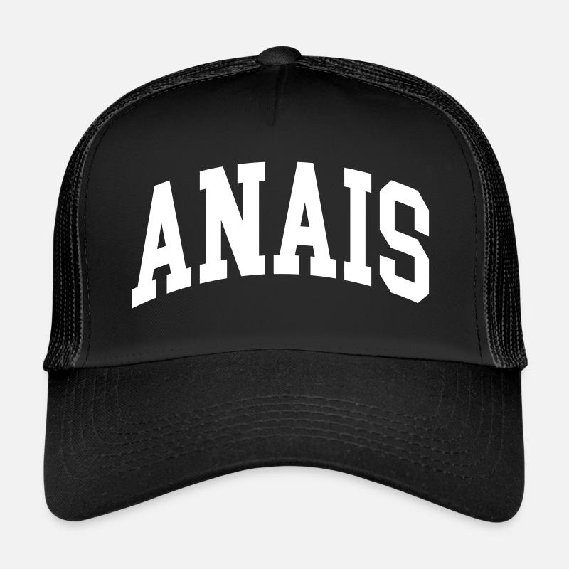 Anaïs - Casquette trucker - noir/noir