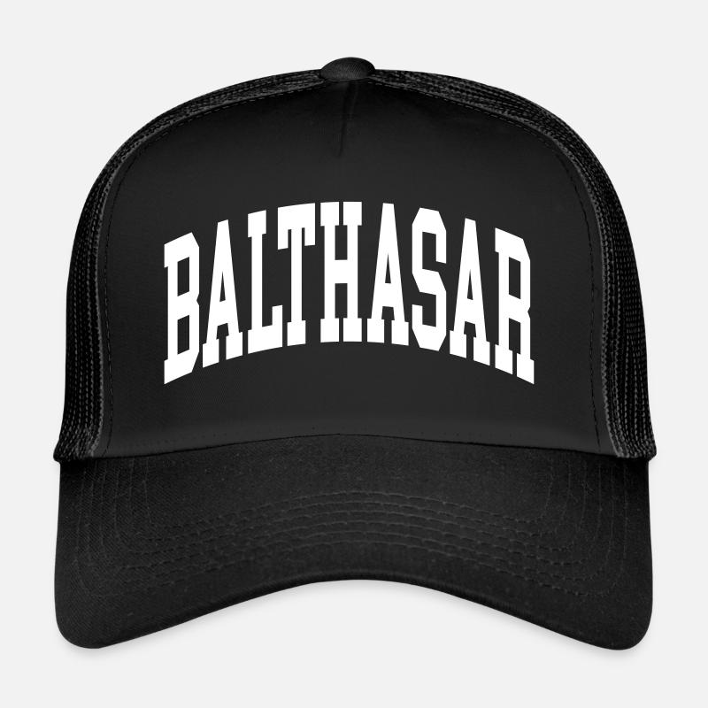 Balthasar - Trucker Cap - Schwarz/Schwarz