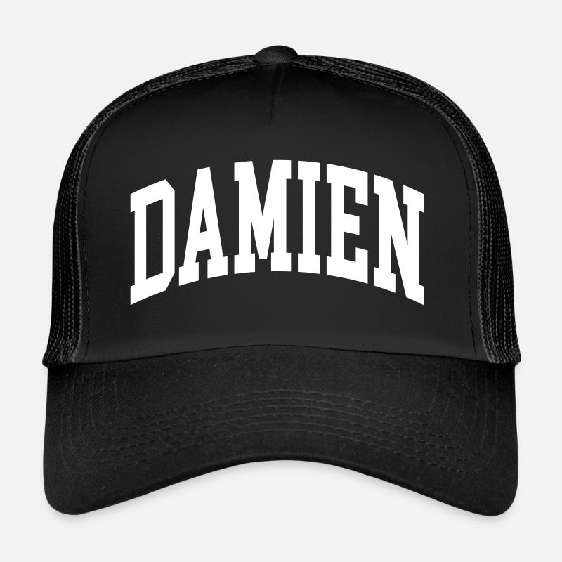 Damien - Trucker Cap - black/black