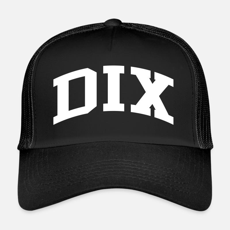 Dix - Trucker Cap - Schwarz/Schwarz