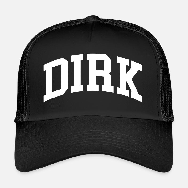 Dirk - Trucker Cap - Schwarz/Schwarz