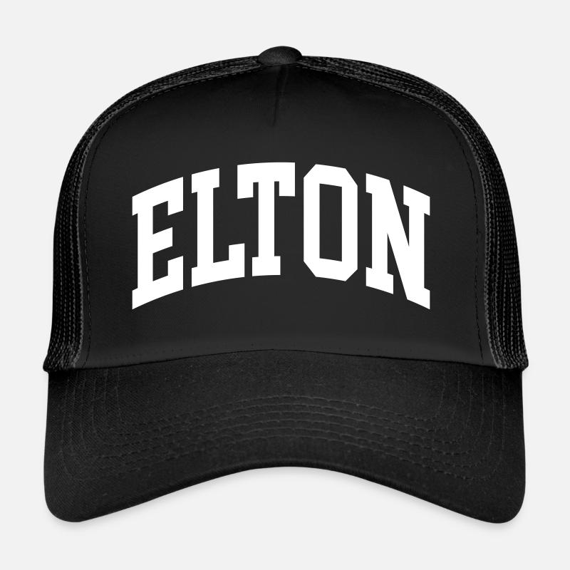 Elton - Trucker Cap - Schwarz/Schwarz