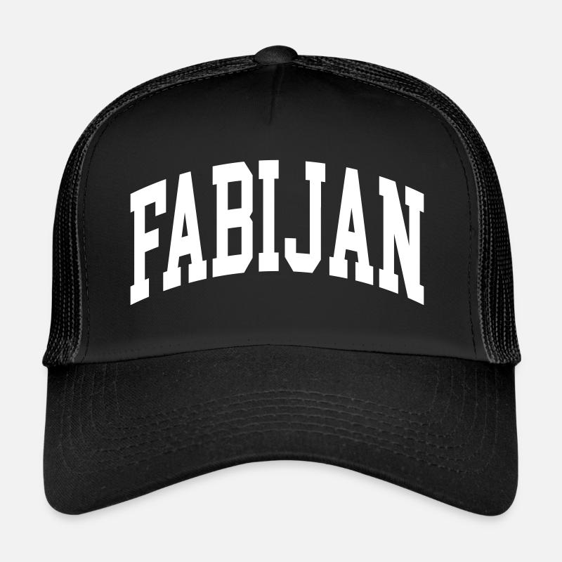 Fabijan - Trucker Cap - Schwarz/Schwarz