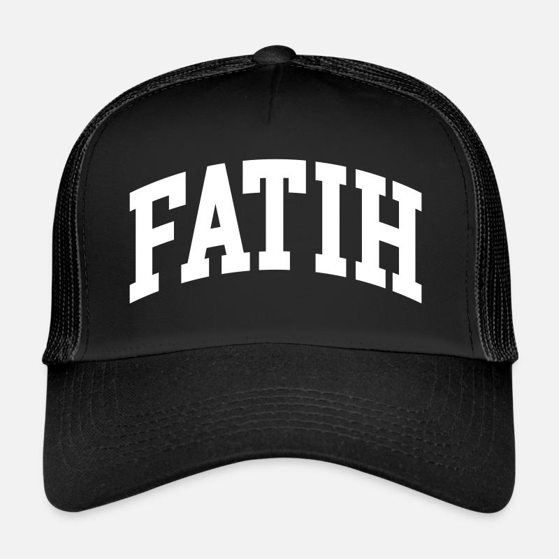 Fatih - Trucker Cap - black/black