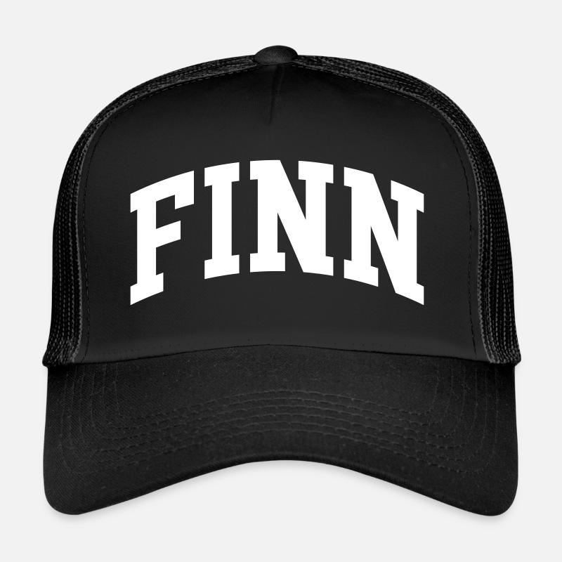 Finn - Trucker Cap - Schwarz/Schwarz