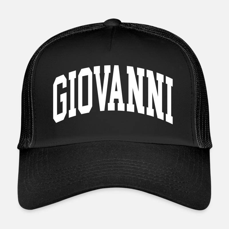 Giovanni - Trucker Cap - Schwarz/Schwarz