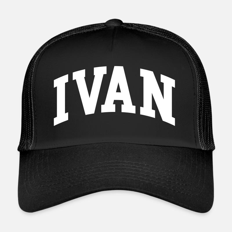 Ivan - Trucker Cap - Schwarz/Schwarz