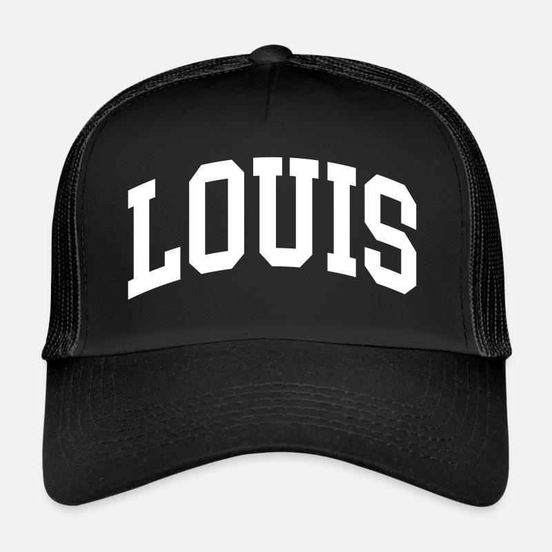 Louis - Trucker Cap - Schwarz/Schwarz