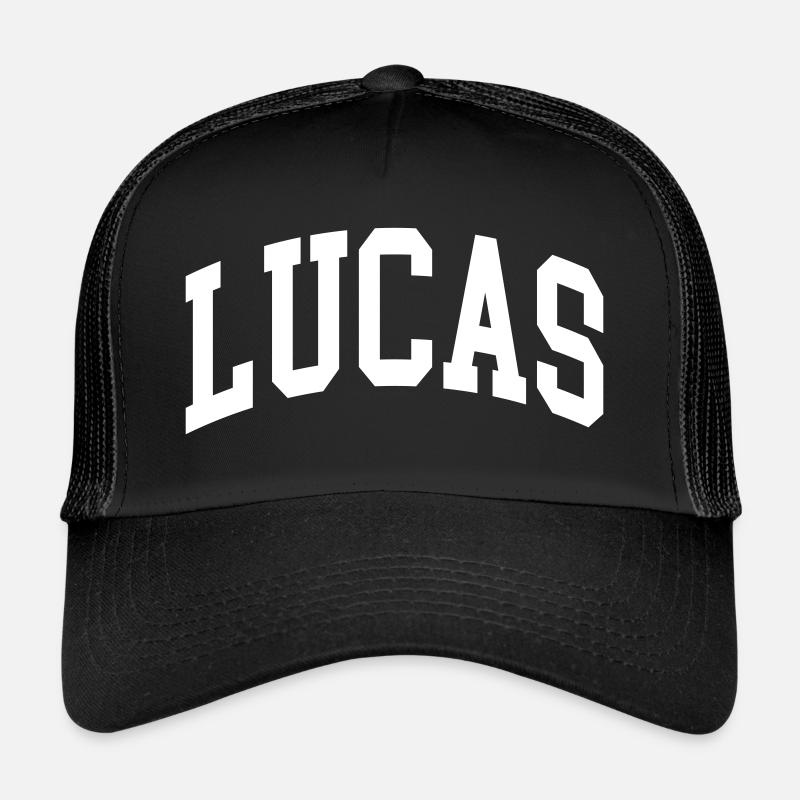 Lucas - Trucker Cap - Schwarz/Schwarz