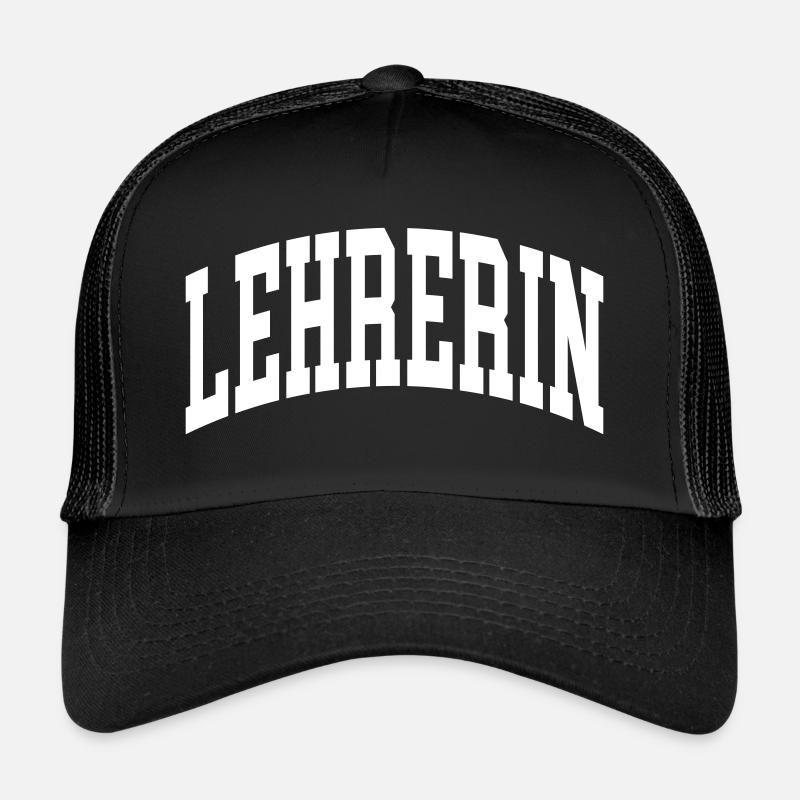 Lehrerin - Trucker Cap - Schwarz/Schwarz