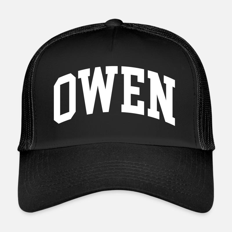 Owen - Trucker Cap - Schwarz/Schwarz