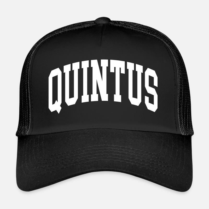 Quintus - Casquette trucker  - noir/noir