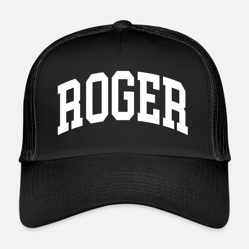 Roger - Trucker Cap - Schwarz/Schwarz