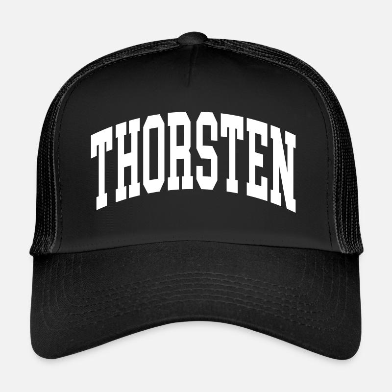 Thorsten - Trucker Cap - Schwarz/Schwarz