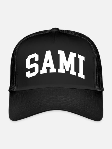 Lapon - Casquette trucker  - noir/noir - Devant