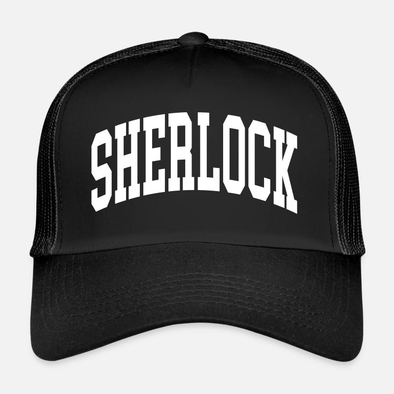 Sherlock - Trucker Cap - Schwarz/Schwarz