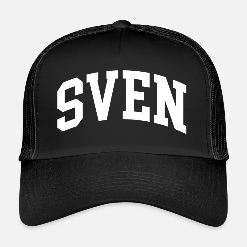 Sven - Trucker Cap - Schwarz/Schwarz