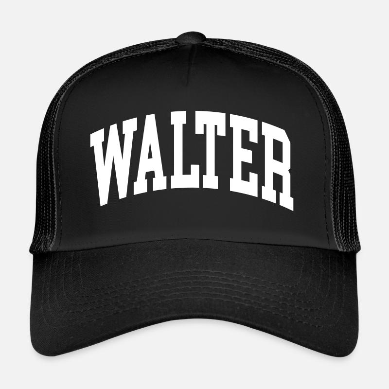 Walter - Trucker Cap - Schwarz/Schwarz