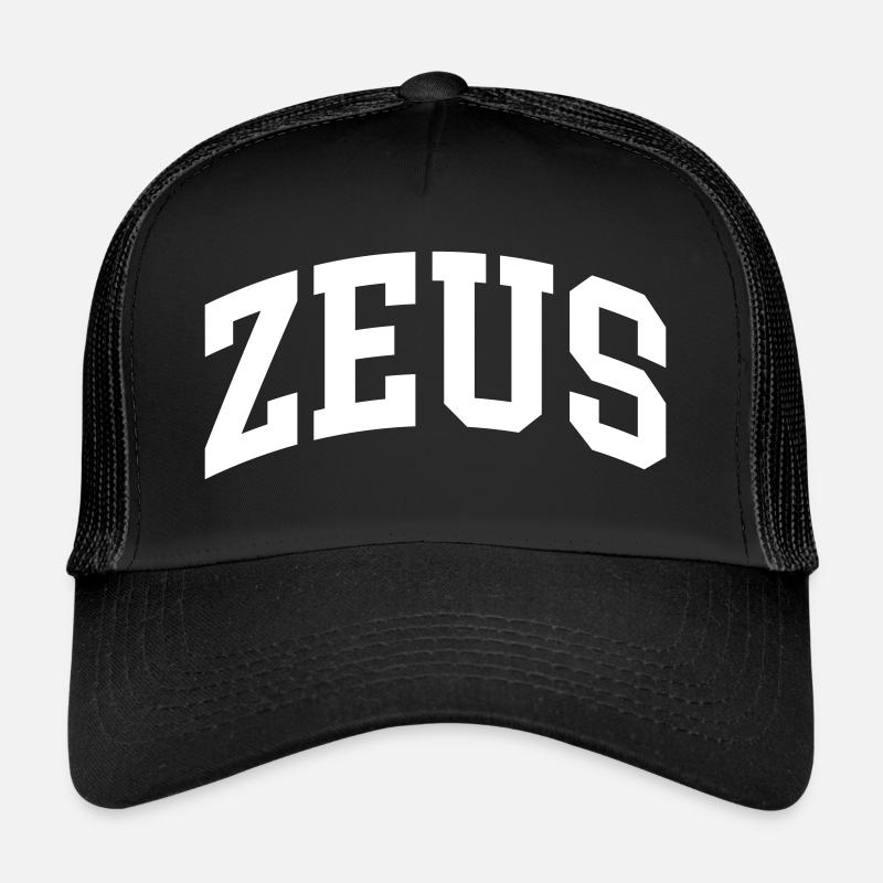 Zeus - Casquette trucker - noir/noir