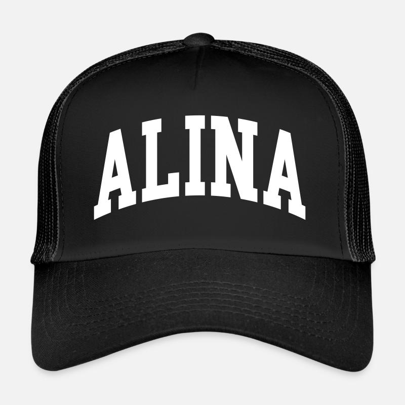 Alina - Trucker Cap - Schwarz/Schwarz