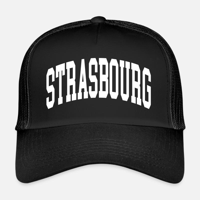 Strasbourg - Trucker Cap - Schwarz/Schwarz